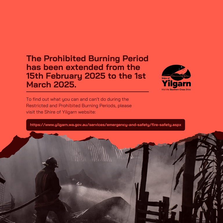 Extension of Prohibited Burning Period