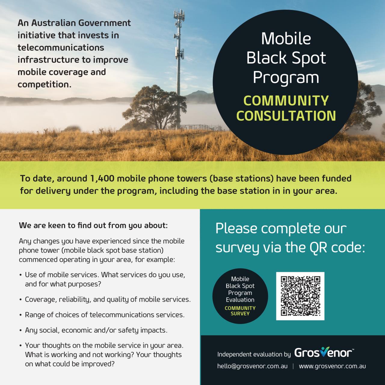 Mobile Black Spot Program community survey